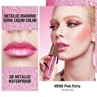 Metallic Diamond Shine Liquid Lip Gloss - 8 Colors - #MD04 Teasing - 4.5ml