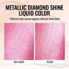 Metallic Diamond Shine Liquid Lip Gloss - 8 Colors - #MD04 Teasing - 4.5ml