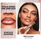 Metallic Diamond Shine Liquid Lip Gloss - 8 Colors - #MD04 Teasing - 4.5ml