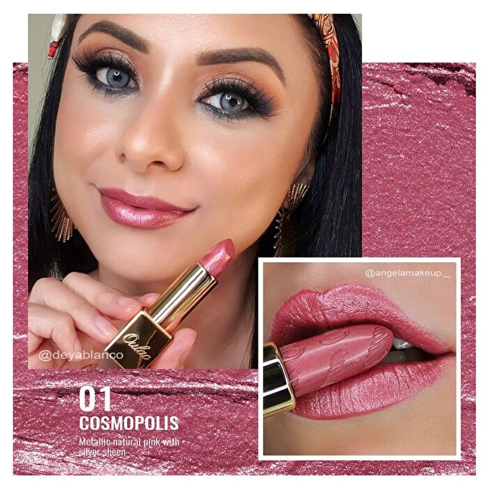 Metallic Shine Lipstick - 39 Colors - #02 Dangerous - 4.3g