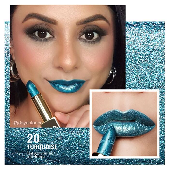 Metallic Shine Lipstick - 39 Colors - #02 Dangerous - 4.3g