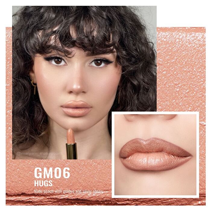 Metallic Shine Lipstick - 39 Colors - #02 Dangerous - 4.3g