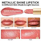 Metallic Shine Lipstick - 39 Colors - #04 Sugar Plum - 4.3g