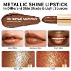 Metallic Shine Lipstick - 39 Colors - #04 Sugar Plum - 4.3g