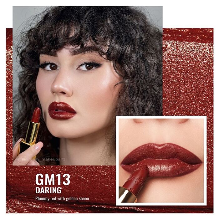 Metallic Shine Lipstick - 39 Colors - #19 Persimmons - 4.3g