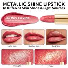 Metallic Shine Lipstick - 39 Colors - #19 Persimmons - 4.3g