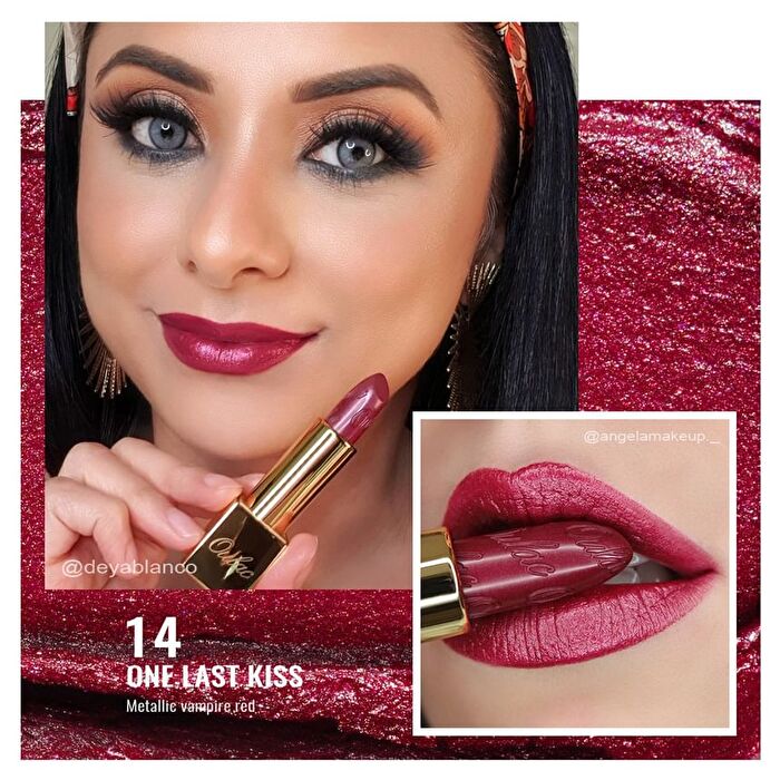 Metallic Shine Lipstick - 39 Colors - #20 Turquoise - 4.3g