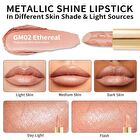 Metallic Shine Lipstick - 39 Colors - #20 Turquoise - 4.3g