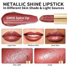 Metallic Shine Lipstick - 39 Colors - #GM05 Spice up - 4.3g