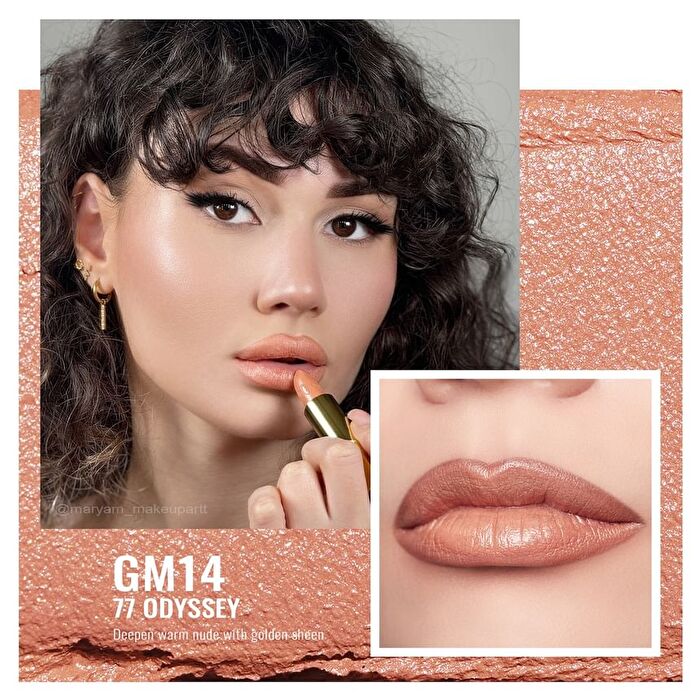 Metallic Shine Lipstick - 39 Colors - #GM11 Aurora - 4.3g