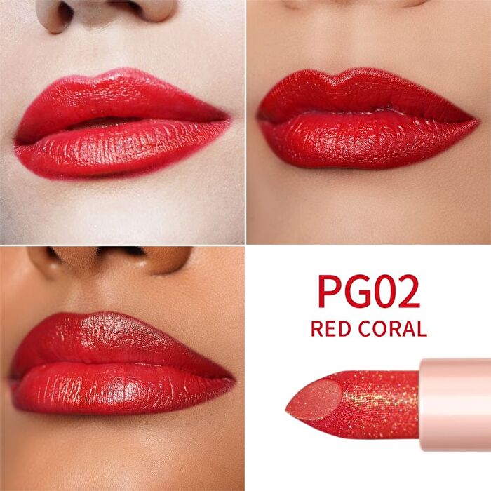Infinity Moisture Shine Lipstick - 21 Colors - #D02 Sparkle Sensation - 4g