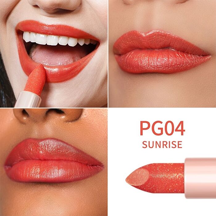 Infinity Moisture Shine Lipstick - 21 Colors - #D03 Soirée Red - 4g