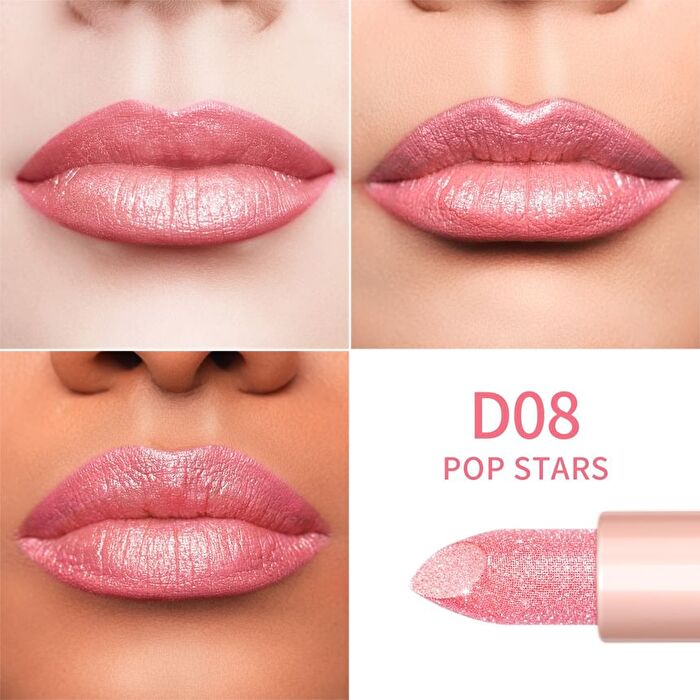 Infinity Moisture Shine Lipstick - 21 Colors - #D03 Soirée Red - 4g