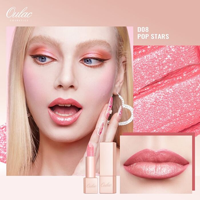 Infinity Moisture Shine Lipstick - 21 Colors - #D04 Brunt Rose - 4g
