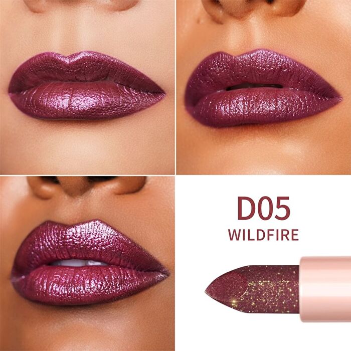 Infinity Moisture Shine Lipstick - 21 Colors - #D05 Wildfire - 4g