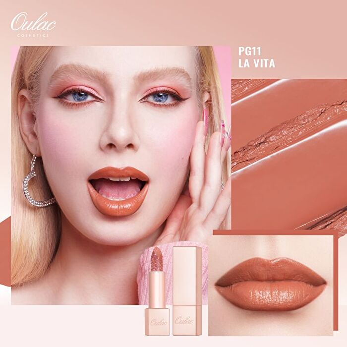 Infinity Moisture Shine Lipstick - 21 Colors - #D08 Pop Stars - 4g