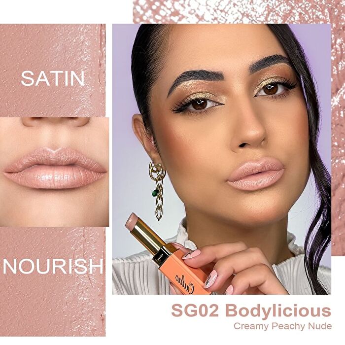 Sensual Glow Rich Crème Lipstick - 15 Colors - #SG02 Bodylicious - 4g