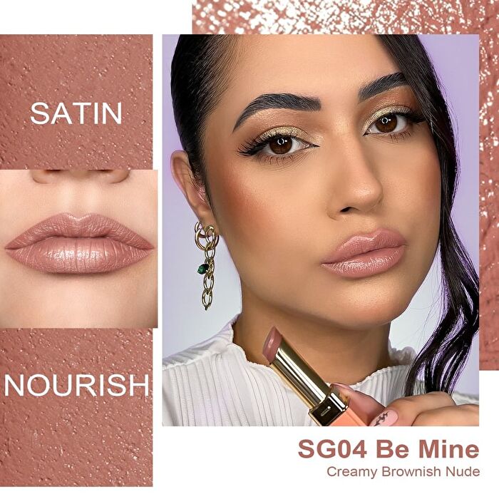Sensual Glow Rich Crème Lipstick - 15 Colors - #SG09 Buttercream - 4g
