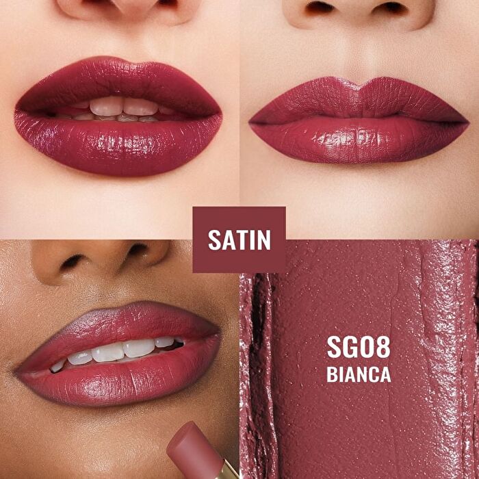 Sensual Glow Rich Crème Lipstick - 15 Colors - #SG16 Black Silk - 4g