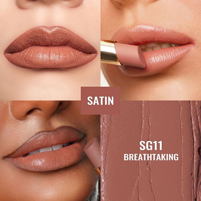 Sensual Glow Rich Crème Lipstick - 15 Colors - #SG16 Black Silk - 4g