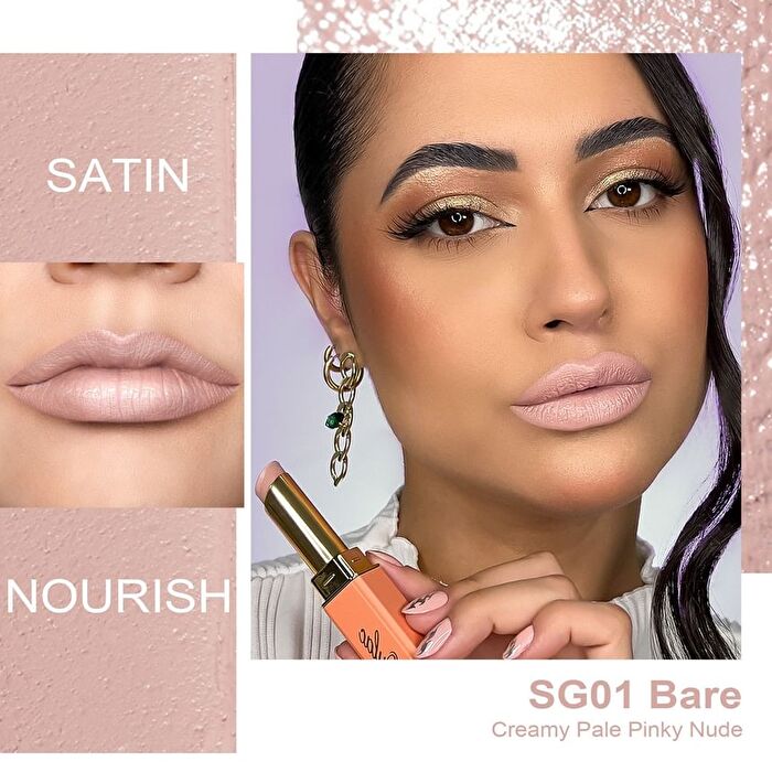 Sensual Glow Rich Crème Lipstick - 15 Colors - #SG16 Black Silk - 4g