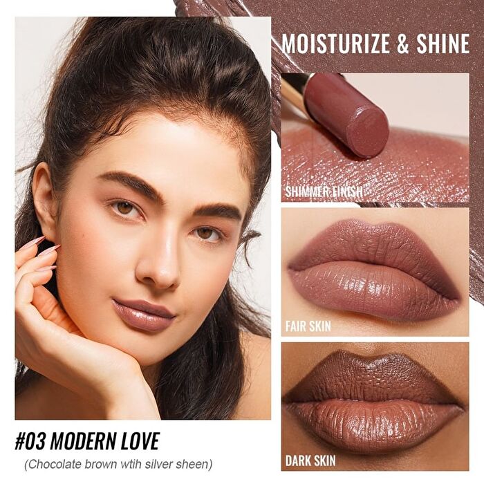 Moisture Shine Lipstick - 26 Colors - #26 Bubblegum - 2.2g