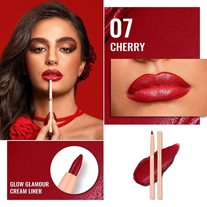 Glow Glamour Creamy Eye & Lip Liner - 20 Colors - #LL08 Ruby - 0.28g