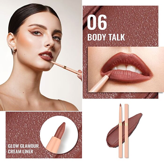 Glow Glamour Creamy Eye & Lip Liner - 20 Colors - #LL09 Lilac Love Pink - 0.28g