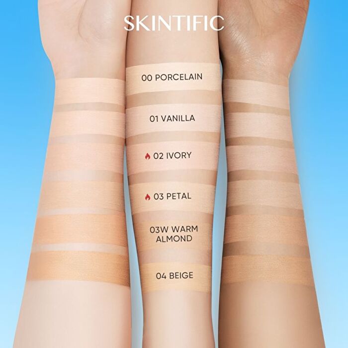 Skintific Cover Perfect Serum Concealer - 6 Shades - 01 Vanilla - 5ml