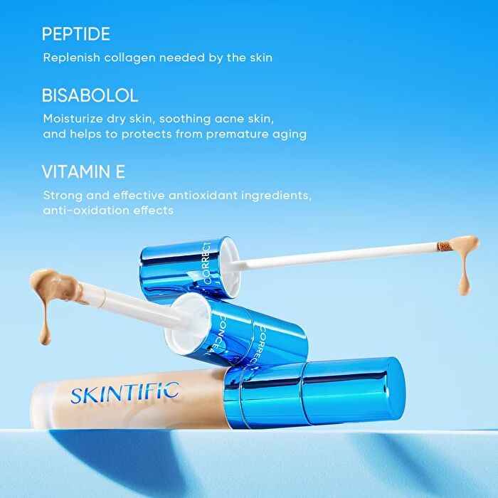 Skintific Cover Perfect Serum Concealer - 6 Shades - 01 Vanilla - 5ml
