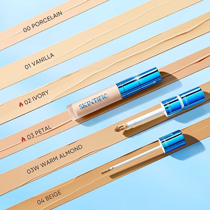 Skintific Cover Perfect Serum Concealer - 6 Shades - 01 Vanilla - 5ml