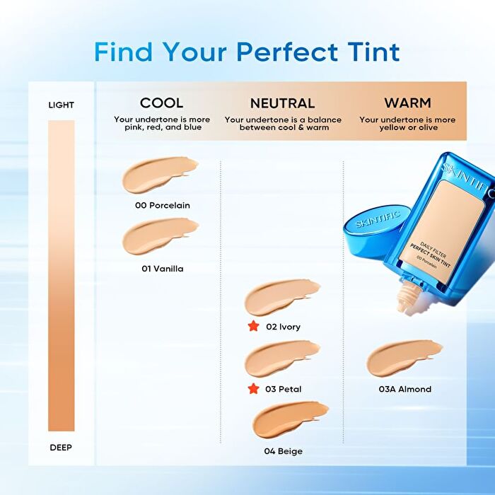 Skintific Daily Filter Perfect Skin Tint - 5 Shades - 04 Beige - 28g