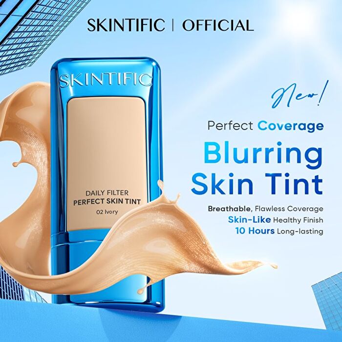 Skintific Daily Filter Perfect Skin Tint - 5 Shades - 01 Vanilla - 28g