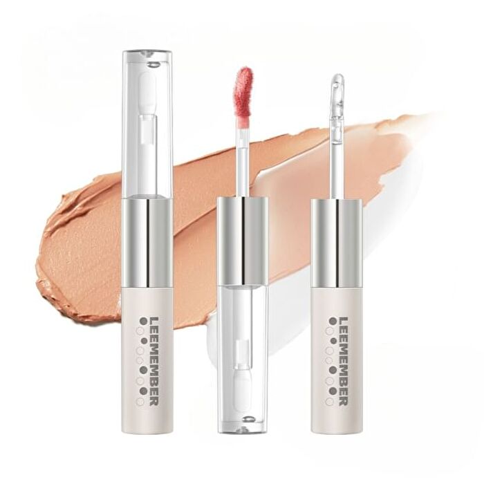Leemember Matte Gloss Non-Stick Double-Ended Liquid Lipstick - 5 Colors - #SLP09 - 2.2g*2