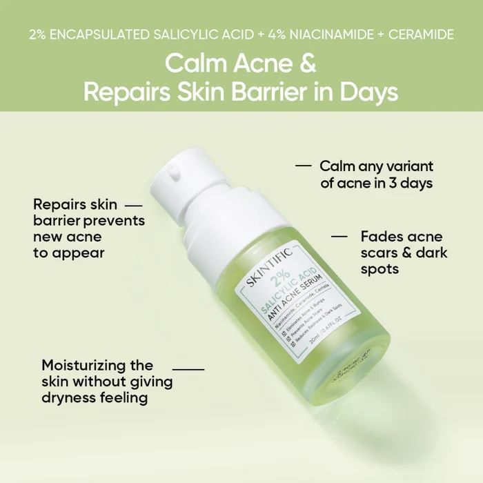 Skintific 2% Salicylic Acid Anti Acne Serum - 20ml