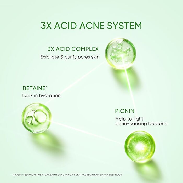 Skintific 3X Acid Acne Gel Cleanser - 120ml