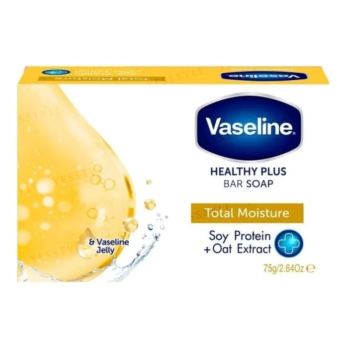 Healthy Plus Bar Soap Total Moisture Soy Protein + Oat Extract - 75g
