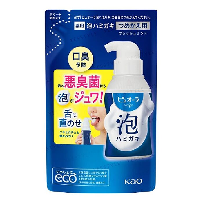 PureOra Foaming Toothpaste Fresh Mint Refill - 100ml