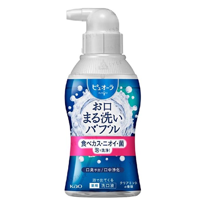 PureOra Foaming Mouthwash - Clear Mint - 180ml