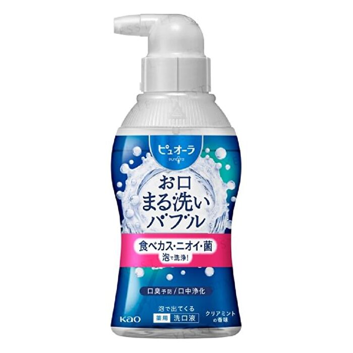 PureOra Foaming Mouthwash - Clear Mint - 180ml