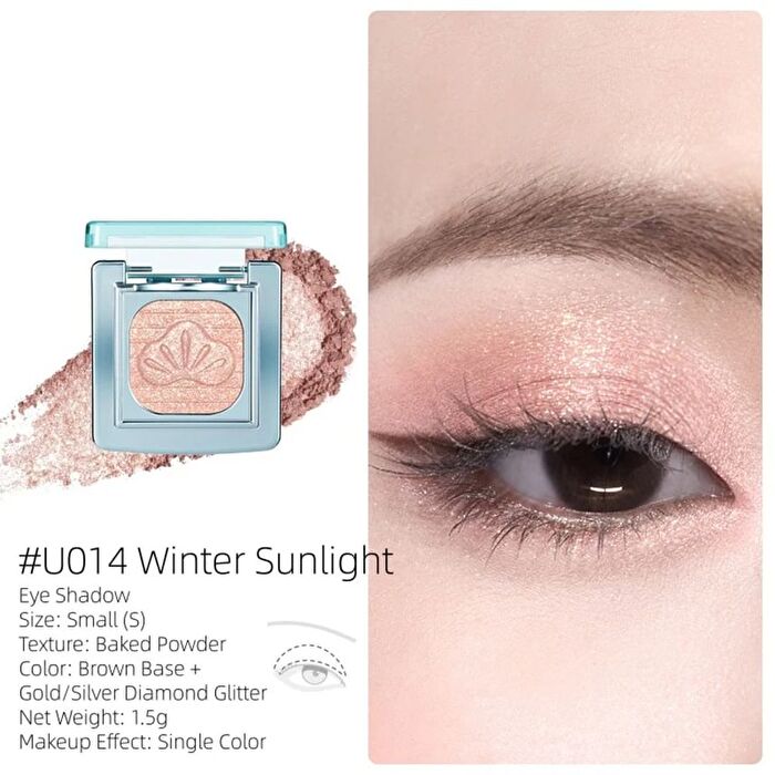 Luminous Baked Eyeshadow (U009-U014) - #U013 Solitary Pine - 1.5g