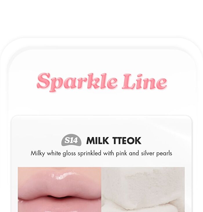 romand Glasting Color Gloss Mini - 9 Colors - #16 Strawberry Tteok