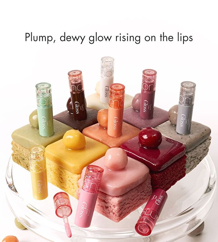 romand Glasting Color Gloss Mini - 9 Colors - S16 Grapefruit Tteok