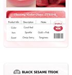 romand Glasting Color Gloss Mini - 9 Colors - S18 Black Sesame Tteok