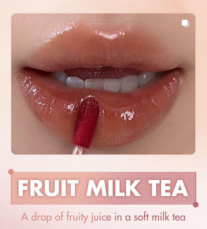 romand The Juicy Lasting Tint Fruit Milk Tea Edition - 2 Colors - #35 Earl Grey Lychee