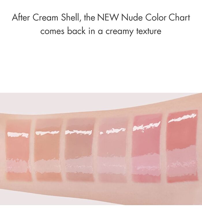 romand Glasting Color Gloss Cream Nude Edition - 6 Colors - #12 Cream Shell