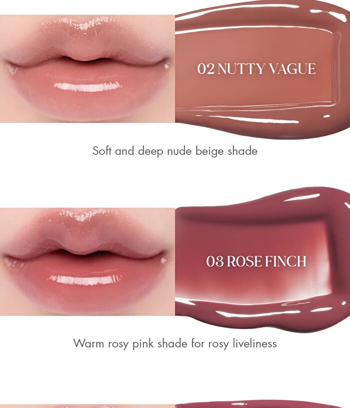 romand Glasting Color Gloss - 7 Colors - #13 Guava Cream