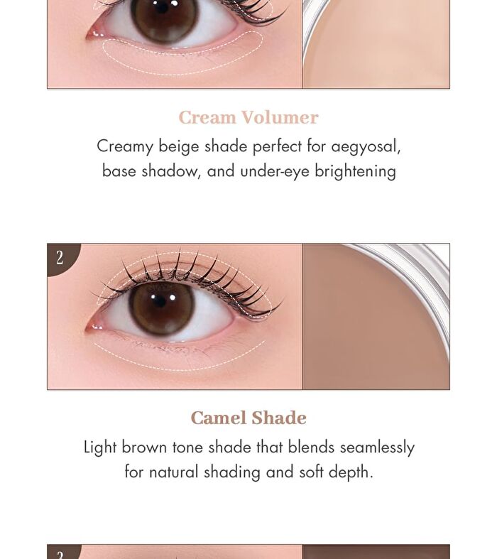 romand Han All Eye Pot Liner - 3 Types - #02 Dusty Rose Pot