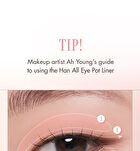 romand Han All Eye Pot Liner - 3 Types - #02 Dusty Rose Pot