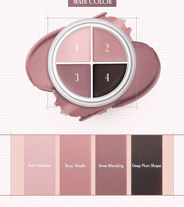 romand Han All Eye Pot Liner - 3 Types - #03 Peony Cream Pot